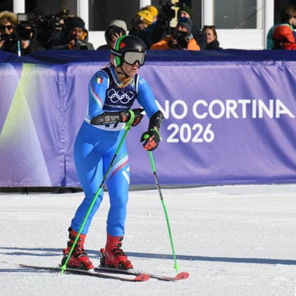 CORTINA, MICO OLYMPICS 2026, WOMEN S GIANT SLALOM, FIRST RUN, PHOTO: SOFIA GOGGIA  Copyright: xFrancescaxViecelix xipa-agency.netx xFrancescaxViecelix IPA_Agency_IPA71544677