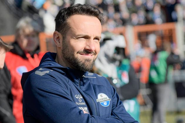 Ralf Kettemann Paderborn Mimic strong facial expression Emotion 15 02 2026 Soccer VfL Bochum vs SC Paderborn, Vonovia Ruhrstadion, Bochum, DFB DFL REGULATIONS PROHIBIT ANY USE OF PHOTOGRAPHS AS IMAGE SEQUENCES AND OR QUASI VIDEO Copyright: xpepphotox xHorstxMauelshagenx pep00321, pep_20260215_hm_281514