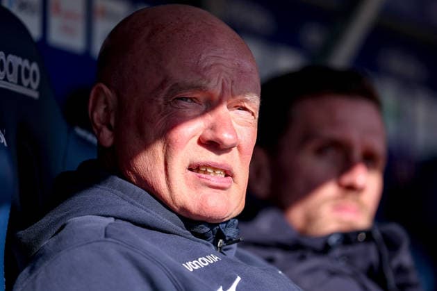 15 02 2026, Football, VfL Bochum SC Paderborn 07, 2 Fußball Bundesliga, 22 Matchday, Vonovia Ruhrstadion, Season 2025 2026 Head coach Uwe Rösler VfL Bochum hc DFB regulations prohibit any use of photographs as image sequences and or quasi video Nordrhein Westfalen Germany