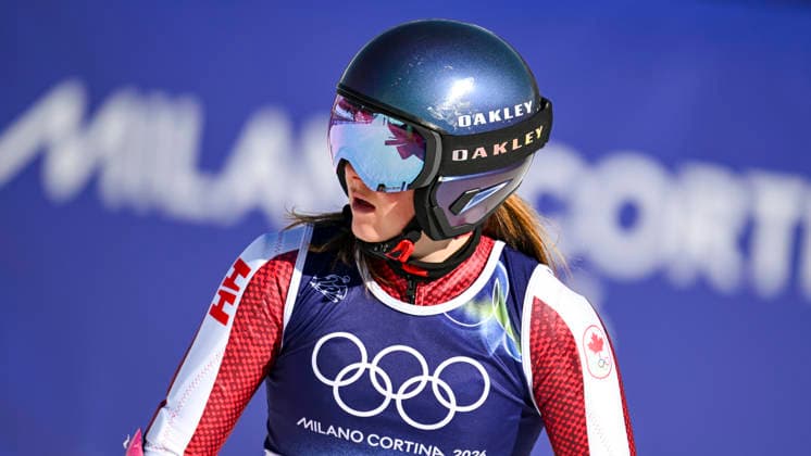 OLYMPICS - Winter Olympic Games, Olympische Spiele, Olympia, OS Milano Cortina 2026 CORTINA D AMPEZZO,ITALY,15.FEB.26 - OLYMPICS, ALPINE SKIING - Winter Olympic Games Milano Cortina 2026, giant slalom, women.. Image shows Britt Richardson (CAN).  GEPAxpictures xAlexanderxSolc