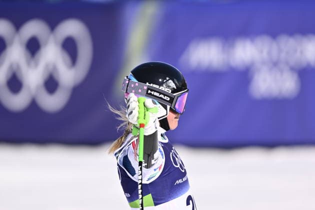 CORTINA, ITALY 20260215 Kajsa Vickhoff Lie, Norway, in the finish area after finishing the second run of the women s giant slalom in Cortina during the Winter Olympics in Milan Cortina, Italy. *** The image is included in the SPORTS PACKAGE. For others PAYMENT IMAGE *** CORTINA ITALY x10050x *** CORTINA, ITALY 20260215 Kajsa Vickhoff Lie, Norway, in the finish area after finishing the second run of the women s giant slalom in Cortina during the Winter Olympics in Milan Cortina, Italy The image is included in the SPORTS PACKAGE For others PAYMENT IMAGE CORTINA ITALY x10050x  Copyright: xPontusxLundahl TTx 2026 OLYMPICS ALPINE GIAN SLALOM WOMEN