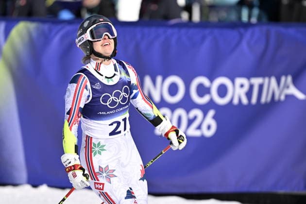 CORTINA, ITALY 20260215 Mina Fürst Holtmann, Norway, after the second run of the women s giant slalom in Cortina during the Winter Olympics in Milan Cortina, Italy. *** The image is included in the SPORTS PACKAGE. For others PAYMENT IMAGE *** CORTINA ITALY x10050x *** CORTINA, ITALY 20260215 Mina Fürst Holtmann, Norway, after the second run of the women s giant slalom in Cortina during the Winter Olympics in Milan Cortina, Italy The image is included in the SPORTS PACKAGE For others PAYMENT IMAGE CORTINA ITALY x10050x  Copyright: xPontusxLundahl TTx 2026 OLYMPICS ALPINE GIANT SLALOM WOMEN