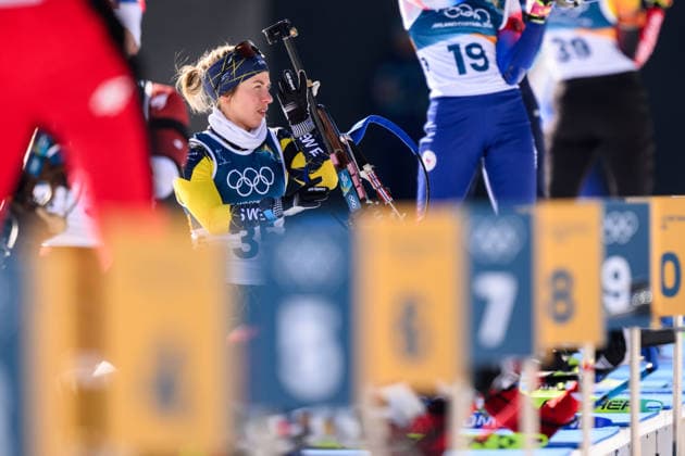 260215 Anna Magnusson of Sweden during zeroing in women s biathlon 10 km pursuit during day 9 of the 2026 Winter Olympics on February 15, 2026 in Anterselva. Photo: Mathias Bergeld BILDBYRAN kod MB MB1330 skidskytte biathlon skiskyting Olympic Games, Olympische Spiele, Olympia, OS olympics winter olympics os ol olympiska spel vinter-os olympiske leker milano cortina 2026 milan cortina 2026 milano cortina 2026 olympic games milano cortina 2026 winter olympic games milano cortina-os milano cortina-ol vinter-ol 9 bbeng pursuit jaktstart *** 260215 Anna Magnusson of Sweden during zeroing in women s biathlon 10 km pursuit during day 9 of the 2026 Winter Olympics on February 15, 2026 in Anterselva Photo Mathias Bergeld BILDBYRAN code MB MB1330 biathlon biathlon olympic games olympics olympics winter olympics os ol olympiska spel vinter os olympiske leker milano cortina 2026 milan cortina 2026 milano cortina 2026 olympic games milano cortina 2026 winter olympic games milano cortina os milano cortina ol vinter ol 9 bbeng pursuit jaktstart  Copyright: MATHIASxBERGELD BB260215MB059