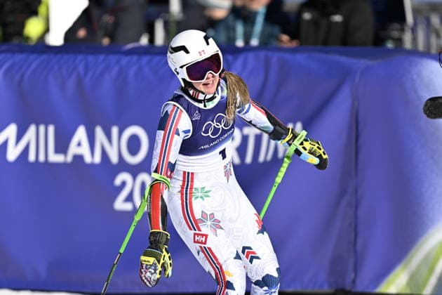 CORTINA, ITALY 20260215 Thea Louise Stjernesund, Norway, in the finish area after the second run of the women s giant slalom in Cortina during the Winter Olympics in Milan Cortina, Italy. *** The image is included in the SPORTS PACKAGE. For others PAYMENT IMAGE *** CORTINA ITALY x10050x *** CORTINA, ITALY 20260215 Thea Louise Stjernesund, Norway, in the finish area after the second run of the women s giant slalom in Cortina during the Winter Olympics in Milan Cortina, Italy The image is included in the SPORTS PACKAGE For others PAYMENT IMAGE CORTINA ITALY x10050x  Copyright: xPontusxLundahl TTx 2026 OLYMPICS ALPINE GIAN SLALOM WOMEN