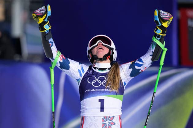 260215 Thea Louise Stjernesund of Norway celebrates after competing in women s alpine skiing giant slalom during day 9 of the 2026 Winter Olympics on February 15, 2026 in Cortina. Photo: Joel Marklund BILDBYRAN kod JM JM0793 bbeng alpint alpine skiing Olympic Games, Olympische Spiele, Olympia, OS olympics winter olympics os ol olympiska spel vinter-os olympiske leker milano cortina 2026 milan cortina 2026 milano cortina 2026 olympic games milano cortina 2026 winter olympic games milano cortina-os milano cortina-ol vinter-ol giant slalom storslalom storslalam dam norge jubel *** 260215 Thea Louise Stjernesund of Norway celebrates after competing in women s alpine skiing giant slalom during day 9 of the 2026 Winter Olympics on February 15, 2026 in Cortina Photo Joel Marklund BILDBYRAN kod JM JM0793 bbeng alpine alpine skiing olympic games olympics winter olympics os ol olympiska spel vinter os olympiske leker milano cortina 2026 milan cortina 2026 milano cortina 2026 olympic games milano cortina 2026 winter olympic games milano cortina os milano cortina ol vinter ol giant slalom storslalom storslalam dam norge jubel  Copyright: JOELxMARKLUND BB260215JM131