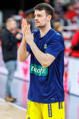 Jonas Mattisseck ALBA Berlin, 09 , single picture, single photo, portrait, portrait, warm up, before the start of the match, BMA365 Bamberg Baskets vs ALBA Berlin, Basketball, easyCredit BBL, Matchday 20, 15 02 2026 BMA365 Bamberg Baskets vs ALBA Berlin, Basketball, easyCredit BBL, Matchday 20, 15 02 2026 Bamberg Copyright: xEibner-Pressefoto G.xSantemizx EP_EER
