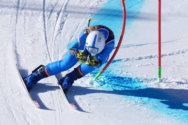 Italy s Asja Zenere during Alpine Skiing Women s Giant Slalom at the Milano Cortina 2026 Winter Olympics, in Cortina (Italy) February 15 , 2026 (Spada LaPresse)  Copyright: xSpada LaPressex