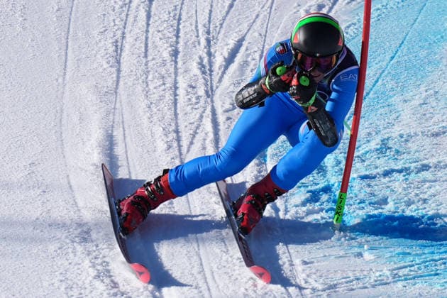 Italy™s Sofia Goggia during Alpine Skiing Women s Giant Slalom at the Milano Cortina 2026 Winter Olympics, in Cortina (Italy) February 15 , 2026 (Spada LaPresse)  Copyright: xSpada LaPressex
