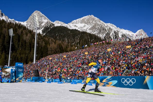 260215 Anna Magnusson of Sweden competes in women s biathlon 10 km pursuit during day 9 of the 2026 Winter Olympics on February 15, 2026 in Anterselva. Photo: Mathias Bergeld BILDBYRAN kod MB MB1330 skidskytte biathlon skiskyting Olympic Games, Olympische Spiele, Olympia, OS olympics winter olympics os ol olympiska spel vinter-os olympiske leker milano cortina 2026 milan cortina 2026 milano cortina 2026 olympic games milano cortina 2026 winter olympic games milano cortina-os milano cortina-ol vinter-ol 9 bbeng pursuit jaktstart *** 260215 Anna Magnusson of Sweden competes in women s biathlon 10 km pursuit during day 9 of the 2026 Winter Olympics on February 15, 2026 in Anterselva Photo Mathias Bergeld BILDBYRAN code MB MB1330 biathlon biathlon olympic games olympics olympics winter olympics os ol olympiska spel vinter os olympiske leker milano cortina 2026 milan cortina 2026 milano cortina 2026 olympic games milano cortina 2026 winter olympic games milano cortina os milano cortina ol vinter ol 9 bbeng pursuit jaktstart  Copyright: MATHIASxBERGELD BB260215MB068