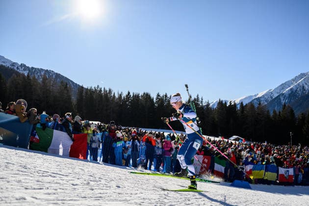 260215 Suvi Minkkinen of Finland competes in women s biathlon 10 km pursuit during day 9 of the 2026 Winter Olympics on February 15, 2026 in Anterselva. Photo: Jon Olav Nesvold BILDBYRAN COP 217 MB1330 skidskytte biathlon skiskyting Olympic Games, Olympische Spiele, Olympia, OS olympics winter olympics os ol olympiska spel vinter-os olympiske leker milano cortina 2026 milan cortina 2026 milano cortina 2026 olympic games milano cortina 2026 winter olympic games milano cortina-os milano cortina-ol vinter-ol 9 bbeng pursuit jaktstart *** 260215 Suvi Minkkinen of Finland competes in women s biathlon 10 km pursuit during day 9 of the 2026 Winter Olympics on February 15, 2026 in Anterselva Photo Jon Olav Nesvold BILDBYRAN COP 217 MB1330 biathlon biathlon biathlon olympic games olympics winter olympics os ol olympiska spel vinter os olympiske leker milano cortina 2026 milan cortina 2026 milano cortina 2026 olympic games milano cortina 2026 winter olympic games milano cortina os milano cortina ol vinter ol 9 bbeng pursuit jaktstart  Copyright: JONxOLAVxNESVOLD BB260215JE097