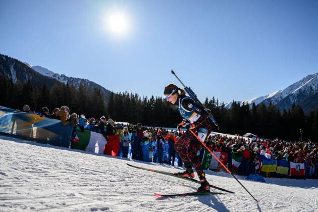 260215 Franziska Preuss of Germany competes in women s biathlon 10 km pursuit during day 9 of the 2026 Winter Olympics on February 15, 2026 in Anterselva. Photo: Jon Olav Nesvold BILDBYRAN COP 217 MB1330 skidskytte biathlon skiskyting Olympic Games, Olympische Spiele, Olympia, OS olympics winter olympics os ol olympiska spel vinter-os olympiske leker milano cortina 2026 milan cortina 2026 milano cortina 2026 olympic games milano cortina 2026 winter olympic games milano cortina-os milano cortina-ol vinter-ol 9 bbeng pursuit jaktstart *** 260215 Franziska Preuss of Germany competes in women s biathlon 10 km pursuit during day 9 of the 2026 Winter Olympics on February 15, 2026 in Anterselva Photo Jon Olav Nesvold BILDBYRAN COP 217 MB1330 biathlon biathlon biathlon olympic games olympics winter olympics os ol olympic games winter os olympic games milano cortina 2026 milan cortina 2026 milan cortina 2026 olympic games milano cortina 2026 winter olympic games milano cortina os milano cortina ol winter ol 9 bbeng pursuit jaktstart  Copyright: JONxOLAVxNESVOLD BB260215JE101