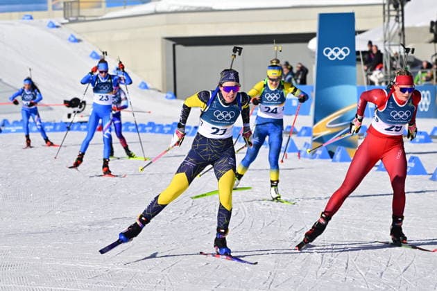 ANTERSELVA, ITALY 20260215 Elvira Öberg before the women s 10km pursuit start in biathlon in Anterselva during the Winter Olympics in Milan Cortina, Italy. *** The image is included in the SPORTS PACKAGE. For others PAID IMAGE ** ANTERSELVA ITALY x10030x *** ANTERSELVA, ITALY 20260215 Elvira Öberg before the women s 10km pursuit start in biathlon in Anterselva during the Winter Olympics in Milan Cortina, Italy The image is included in the SPORTS PACKAGE For others PAID IMAGE ANTERSELVA ITALY x10030x  Copyright: xJonasxEkströmer TTx 2026 OLYMPICS BIENING PURSUE START WOMEN