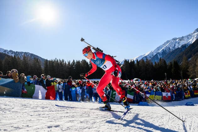 260215 Anne Buenemann de Besche of Denmark competes in women s biathlon 10 km pursuit during day 9 of the 2026 Winter Olympics on February 15, 2026 in Anterselva. Photo: Jon Olav Nesvold BILDBYRAN COP 217 MB1330 skidskytte biathlon skiskyting Olympic Games, Olympische Spiele, Olympia, OS olympics winter olympics os ol olympiska spel vinter-os olympiske leker milano cortina 2026 milan cortina 2026 milano cortina 2026 olympic games milano cortina 2026 winter olympic games milano cortina-os milano cortina-ol vinter-ol 9 bbeng pursuit jaktstart *** 260215 Anne Buenemann de Besche of Denmark competes in women s biathlon 10 km pursuit during day 9 of the 2026 Winter Olympics on February 15, 2026 in Anterselva Photo Jon Olav Nesvold BILDBYRAN COP 217 MB1330 biathlon biathlon olympic games olympics winter olympics os ol olympiska spel vinter os olympiske leker milano cortina 2026 milan cortina 2026 milan cortina 2026 olympic games milano cortina 2026 winter olympic games milano cortina os milano cortina ol winter ol 9 bbeng pursuit jaktstart  Copyright: JONxOLAVxNESVOLD BB260215JE105