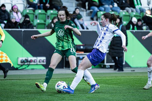 Germany Google Pixel Womens Bundesliga 2025 2026, Matchday 18 VfL Wolfsburg vs SGS Essen AOK Stadion Wolfsburg Joelle Wedemeyer VfL Wolfsburg, 24 Copyright: xAylinxKreutzsteinx