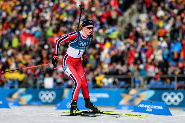 260215 Maren Kirkeeide of Norway competes in women s biathlon 10 km pursuit during day 9 of the 2026 Winter Olympics on February 15, 2026 in Anterselva. Photo: Mathias Bergeld BILDBYRAN kod MB MB1330 skidskytte biathlon skiskyting Olympic Games, Olympische Spiele, Olympia, OS olympics winter olympics os ol olympiska spel vinter-os olympiske leker milano cortina 2026 milan cortina 2026 milano cortina 2026 olympic games milano cortina 2026 winter olympic games milano cortina-os milano cortina-ol vinter-ol 9 bbeng pursuit jaktstart *** 260215 Maren Kirkeeide of Norway competes in women s biathlon 10 km pursuit during day 9 of the 2026 Winter Olympics on February 15, 2026 in Anterselva Photo Mathias Bergeld BILDBYRAN code MB MB1330 biathlon biathlon olympic games olympics olympics winter olympics os ol olympiska spel vinter os olympiske leker milano cortina 2026 milan cortina 2026 milano cortina 2026 olympic games milano cortina 2026 winter olympic games milano cortina os milano cortina ol vinter ol 9 bbeng pursuit jaktstart  Copyright: MATHIASxBERGELD BB260215MB079