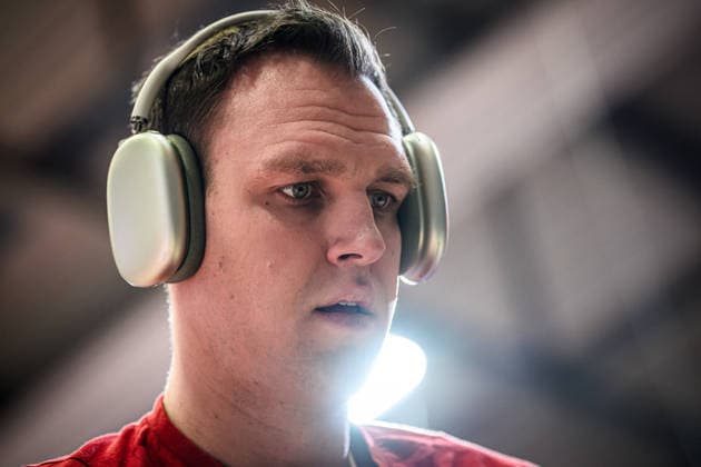 easycredit BBL Basketball Bundesliga 2025 2026 20 Matchday 15 02 2026 Science City Jena vs FC Bayern Munich Basketball Johannes Voigtmann Portrait , concentrated with headphones Sparkassen Arena