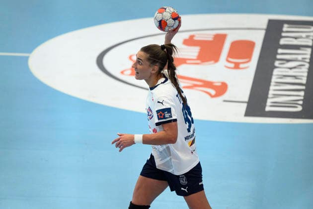 Gabriella Toeth Motherson Mosonmagyarovari KC, 96 GER, Thueringer HC vs Motherson Mosonmagyarovari KC , Handball, EHF European League Women, Group Phase , Season 2025 2026, 15 02 2026 GER, Thueringer HC vs Motherson Mosonmagyarovari KC , Handball, EHF European League Women, Group Phase , Season 2025 2026, 15 02 2026 Bad Langensalza Copyright: xEibner-Pressefoto MartinxHerbstx EP_MHT