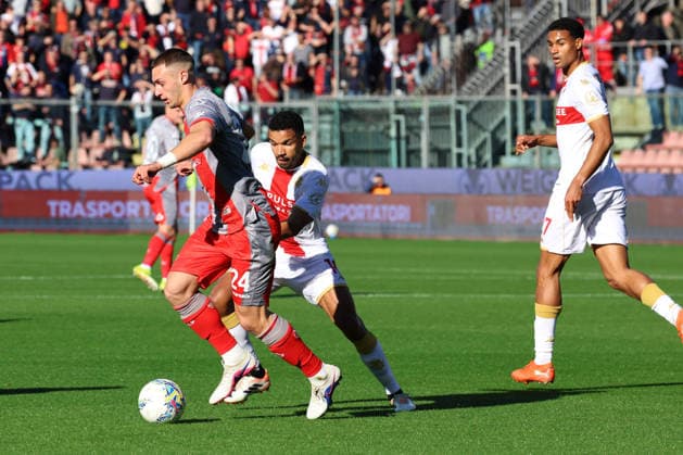 Cremonese s Filippo Terraciano during the Serie A soccer match between Cremonese and Genoa at the Giovanni Zini Stadium in Cremona Italy, 15 february 2026. - Soccer .  Copyright: xAlbertoxMariani LaPressex