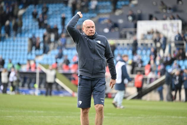 Coach Uwe Rösler VfL Bochum after the match 15 02 2026, Soccer 2 Bundesliga, Season 2025 2026, 22 Matchday, VfL Bochum SC Paderborn DFL regulations prohibit any use of photographs as image sequences and or quasi video Bochum Vonovia Ruhrstadion Nordrhein Westfalen Germany Team2