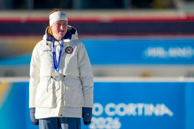 Winter Olympics in Milan Cortina 2026 Anterselva, Italy 20260215. Maren Kirkeeide from Norway on the podium after the 10 km pursuit women s biathlon at the Winter Olympics in Milan Cortina 2026. Photo: Heiko Junge NTB Anterselva Italy EDITORIAL USE ONLY. RESTRICTED USE FOR BETTING COMPANIES Ref:_SPOZRdw-G83nsM.jpg *** Winter Olympics in Milan Cortina 2026 Anterselva, Italy 20260215 Maren Kirkeeide from Norway on the podium after the 10 km pursuit women s biathlon at the Winter Olympics in Milan Cortina 2026 Photo Heiko Junge NTB Anterselva Italy EDITORIAL USE ONLY RESTRICTED USE FOR BETTING COMPANIES  Copyright: xHeikoxJungex xNTBx