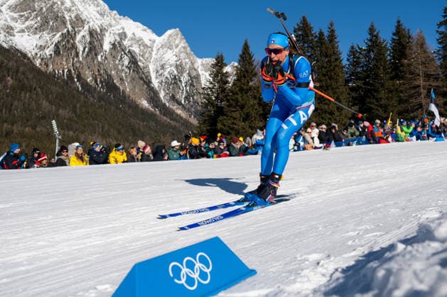 XXV Winter Olympic Games, Olympische Spiele, Olympia, OS in Anterselva, Italy, on February 15, 2026. Biathlon Women s 10km Pursuit. Lisa Vittozzi from Italy. (CTKxPhoto OndrejxDeml) CTKPhotoP2026021505104  CTKPhotoP2026021505104