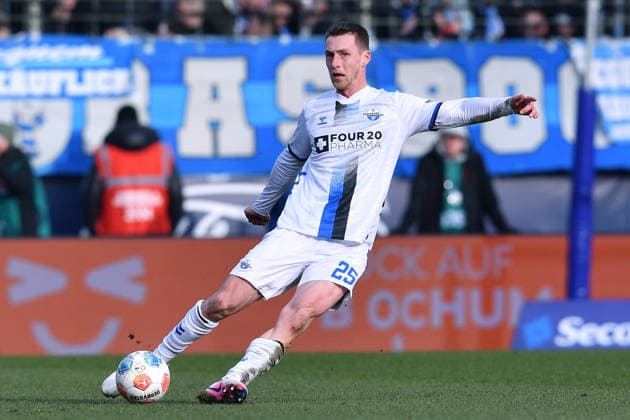Soccer 2 Bundesliga 22 Matchday VfL Bochum SC Paderborn 07 on 15 02 2026 at Vonovia Ruhrstadion in Bochum Tjark Scheller Paderborn DFL regulations prohibit any use of photographs as image sequences and or quasi video xRx