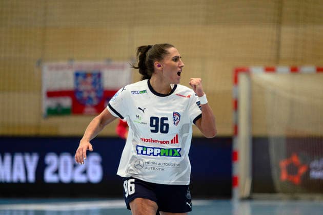 Gabriella Toeth Motherson Mosonmagyarovari KC, 96 jubel to score 7m GER, Thueringer HC vs Motherson Mosonmagyarovari KC , Handball, EHF European League Women, Group Phase , Season 2025 2026, 15 02 2026 GER, Thueringer HC vs Motherson Mosonmagyarovari KC , Handball, EHF European League Women, Group Phase , Season 2025 2026, 15 02 2026 Bad Langensalza Copyright: xEibner-Pressefoto MartinxHerbstx EP_MHT