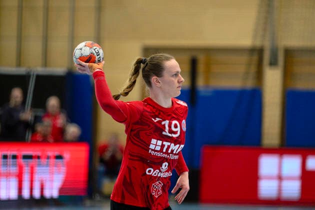 Luca Farago Thueringer HC, 19 GER, Thueringer HC vs Motherson Mosonmagyarovari KC , Handball, EHF European League Women, Group Phase , Season 2025 2026, 15 02 2026 GER, Thueringer HC vs Motherson Mosonmagyarovari KC , Handball, EHF European League Women, Group Phase , Season 2025 2026, 15 02 2026 Bad Langensalza Copyright: xEibner-Pressefoto MartinxHerbstx EP_MHT