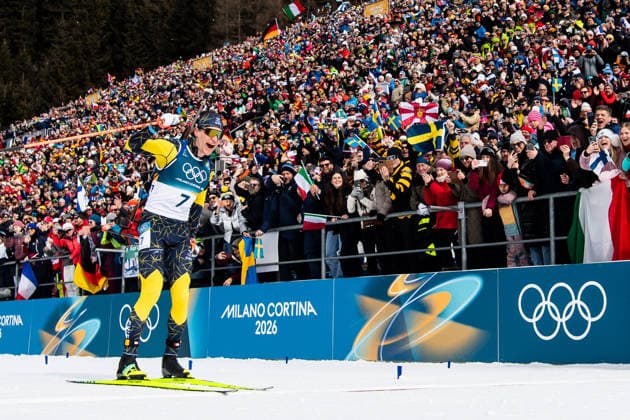 260215 Martin Ponsiluoma of Sweden celebrates winning gold in men s biathlon 12,5 km pursuit during day 9 of the 2026 Winter Olympics on February 15, 2026 in Anterselva. Photo: Mathias Bergeld BILDBYRAN kod MB MB1329 skidskytte biathlon skiskyting Olympic Games, Olympische Spiele, Olympia, OS olympics winter olympics os ol olympiska spel vinter-os olympiske leker milano cortina 2026 milan cortina 2026 milano cortina 2026 olympic games milano cortina 2026 winter olympic games milano cortina-os milano cortina-ol vinter-ol 9 bbeng pursuit jaktstart jubel *** 260215 Martin Ponsiluoma of Sweden celebrates winning gold in men s biathlon 12,5 km pursuit during day 9 of the 2026 Winter Olympics on February 15, 2026 in Anterselva Photo Mathias Bergeld BILDBYRAN code MB MB1329 biathlon biathlon olympic games olympics olympics winter olympics os ol olympiska spel vinter os olympiske leker milano cortina 2026 milan cortina 2026 milano cortina 2026 olympic games milano cortina 2026 winter olympic games milano cortina os milano cortina ol vinter ol 9 bbeng pursuit jaktstart jubel  Copyright: MATHIASxBERGELD BB260215MB123