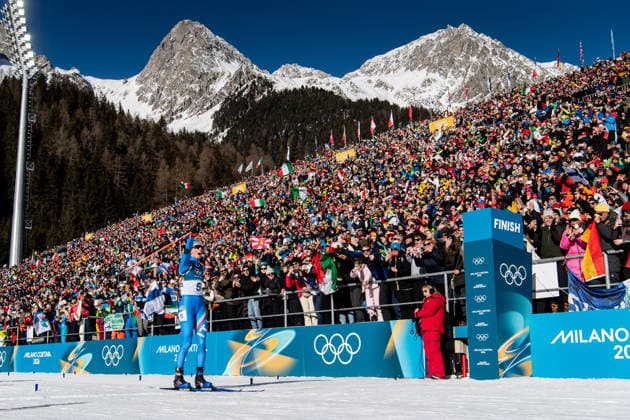 260215 Lisa Vittozzi of Italy celebrates winning gold in women s biathlon 10 km pursuit during day 9 of the 2026 Winter Olympics on February 15, 2026 in Anterselva. Photo: Mathias Bergeld BILDBYRAN kod MB MB1330 skidskytte biathlon skiskyting Olympic Games, Olympische Spiele, Olympia, OS olympics winter olympics os ol olympiska spel vinter-os olympiske leker milano cortina 2026 milan cortina 2026 milano cortina 2026 olympic games milano cortina 2026 winter olympic games milano cortina-os milano cortina-ol vinter-ol 9 bbeng pursuit jaktstart jubel *** 260215 Lisa Vittozzi of Italy celebrates winning gold in women s biathlon 10 km pursuit during day 9 of the 2026 Winter Olympics on February 15, 2026 in Anterselva Photo Mathias Bergeld BILDBYRAN code MB MB1330 biathlon biathlon olympic games olympics olympics winter olympics os ol olympic games winter os olympic games milano cortina 2026 milan cortina 2026 milano cortina 2026 olympic games milano cortina 2026 winter olympic games milano cortina os milano cortina ol winter ol 9 bbeng pursuit jaktstart jubel  Copyright: MATHIASxBERGELD BB260215MB125