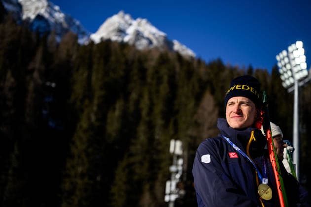 260215 Gold medalist Martin Ponsiluoma of Sweden after the men s biathlon 12,5 km pursuit during day 9 of the 2026 Winter Olympics on February 15, 2026 in Anterselva. Photo: Jon Olav Nesvold BILDBYRAN COP 217 MB1329 skidskytte biathlon skiskyting Olympic Games, Olympische Spiele, Olympia, OS olympics winter olympics os ol olympiska spel vinter-os olympiske leker milano cortina 2026 milan cortina 2026 milano cortina 2026 olympic games milano cortina 2026 winter olympic games milano cortina-os milano cortina-ol vinter-ol 9 bbeng pursuit jaktstart jubel Gold guld medal medalj *** 260215 Gold medalist Martin Ponsiluoma of Sweden after the men s biathlon 12,5 km pursuit during day 9 of the 2026 Winter Olympics on February 15, 2026 in Anterselva Photo Jon Olav Nesvold BILDBYRAN COP 217 MB1329 biathlon biathlon olympic games olympics olympics winter olympics os ol olympiska spel vinter os olympiske leker milano cortina 2026 milan cortina 2026 milano cortina 2026 olympic games milano cortina 2026 winter olympic games milano cortina os milano cortina ol vinter ol 9 bbeng pursuit jaktstart jubel Gold guld medal medalj  Copyright: JONxOLAVxNESVOLD BB260215JE158
