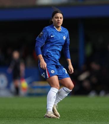 . - Chelsea Women FC v Liverpool Women FC, Women s Super League, Kingsmeadow Stadium, Kingston Upon Thames, London, UK - 15th February 2026. Daniel Weir Crystal Pix Daniel Weir Crystal Pix Sam Kerr of Chelsea Women. - Chelsea Women FC v Liverpool Women FC, Women s Super League, Kingsmeadow Stadium, Kingston Upon Thames, London, UK - 15th February 2026. Daniel Weir Crystal Pix London Kingsmeadow Stadium UK Copyright: xDanielxWeirx CPix_Chelsea_W_Liverpool_W_150226_CP00035