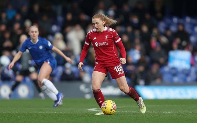 . - Chelsea Women FC v Liverpool Women FC, Women s Super League, Kingsmeadow Stadium, Kingston Upon Thames, London, UK - 15th February 2026. Daniel Weir Crystal Pix Daniel Weir Crystal Pix Ceri Holland of Liverpool Women. - Chelsea Women FC v Liverpool Women FC, Women s Super League, Kingsmeadow Stadium, Kingston Upon Thames, London, UK - 15th February 2026. Daniel Weir Crystal Pix London Kingsmeadow Stadium UK Copyright: xDanielxWeirx CPix_Chelsea_W_Liverpool_W_150226_CP00037