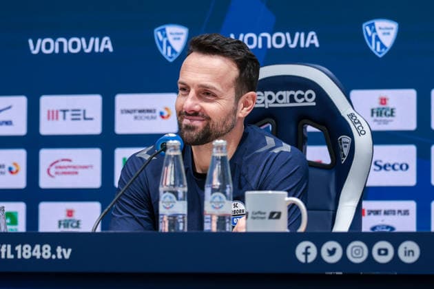 15 02 2026, Football, Season 2025 2026, 2 Bundesliga, 22 Matchday, VfL Bochum 1848 SC Paderborn 07, Press conference with coach Ralf Kettemann SC Paderborn 07 , Bochum Vonovia Ruhrstadion NRW Germany xRHR PHOTO DEx Copyright: DennisxEwert RHR-FOTOx RHR-FOTO DE