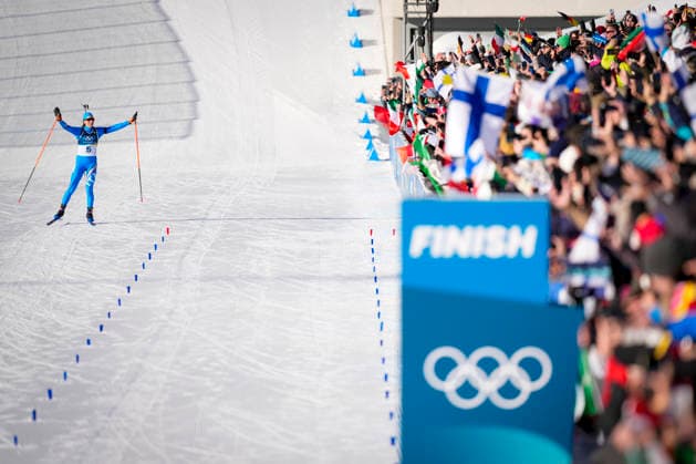 Winter Olympics in Milan Cortina 2026 Anterselva, Italy 20260215. Gold medalist Lisa Vittozzi from Italy celebrates during the women s 10 km pursuit start in biathlon at the Winter Olympics in Milano Cortina 2026. Photo: Heiko Junge NTB Anterselva Italy EDITORIAL USE ONLY. RESTRICTED USE FOR BETTING COMPANIES Ref:_SPOEeN3_q12aG8.jpg *** Winter Olympics in Milan Cortina 2026 Anterselva, Italy 20260215 Gold medalist Lisa Vittozzi from Italy celebrates during the women s 10 km pursuit start in biathlon at the Winter Olympics in Milan Cortina 2026 Photo Heiko Junge NTB Anterselva Italy EDITORIAL USE ONLY RESTRICTED USE FOR BETTING COMPANIES  Copyright: xHeikoxJungex xNTBx