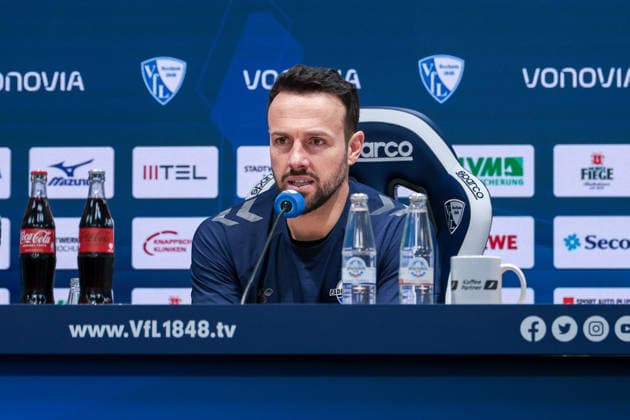 15 02 2026, Football, Season 2025 2026, 2 Bundesliga, 22 Matchday, VfL Bochum 1848 SC Paderborn 07, Press conference with coach Ralf Kettemann SC Paderborn 07 , Bochum Vonovia Ruhrstadion NRW Germany xRHR PHOTO DEx Copyright: DennisxEwert RHR-FOTOx RHR-FOTO DE