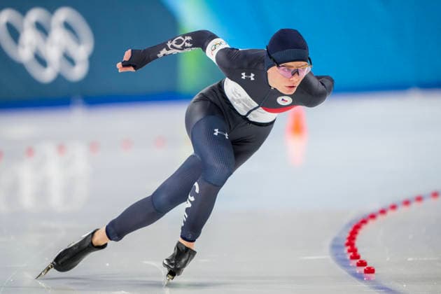 2026-02-15 - Milano Cortina 2026 Winter Olympics 500m Women MILAN, ITALY - FEBRUARY 15: Nikola Zdrah alova of Czechia during the 500m Women Milano Cortina 2026 Winter Olympics at the Milano Speed skating, Eisschnelllauf Arena on February 15, 2026 in Milan, Italy Milan Milano Speed Skating Arena Italy Content not available for redistribution in The Netherlands directly or indirectly through any third parties. Copyright: xAndrexWeeningx
