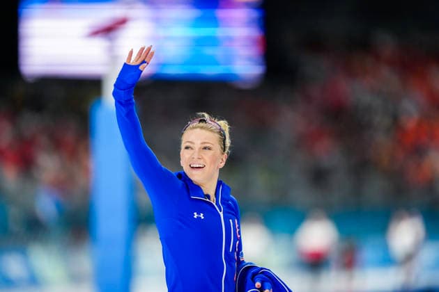 2026-02-15 - Milano Cortina 2026 Winter Olympics 500m Women MILAN, ITALY - FEBRUARY 15: Sarah Warren of United States of America during the 500m Women Milano Cortina 2026 Winter Olympics at the Milano Speed skating, Eisschnelllauf Arena on February 15, 2026 in Milan, Italy Milan Milano Speed Skating Arena Italy Content not available for redistribution in The Netherlands directly or indirectly through any third parties. Copyright: xAndrexWeeningx