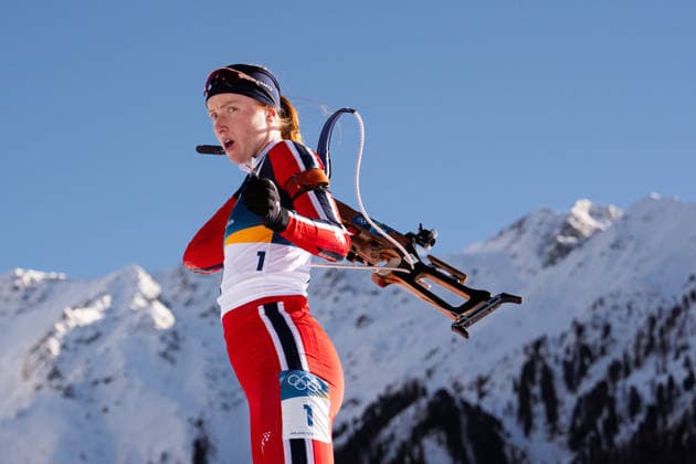 260215 Maren Kirkeeide of Norway competes in women s biathlon 10 km pursuit during day 9 of the 2026 Winter Olympics on February 15, 2026 in Anterselva. Photo: Mathias Bergeld BILDBYRAN kod MB MB1330 skidskytte biathlon skiskyting Olympic Games, Olympische Spiele, Olympia, OS olympics winter olympics os ol olympiska spel vinter-os olympiske leker milano cortina 2026 milan cortina 2026 milano cortina 2026 olympic games milano cortina 2026 winter olympic games milano cortina-os milano cortina-ol vinter-ol 9 bbeng pursuit jaktstart norge norway *** 260215 Maren Kirkeeide of Norway competes in women s biathlon 10 km pursuit during day 9 of the 2026 Winter Olympics on February 15, 2026 in Anterselva Photo Mathias Bergeld BILDBYRAN code MB MB1330 biathlon biathlon olympic games olympics olympics winter olympics os ol olympiska spel vinter os olympiske leker milano cortina 2026 milan cortina 2026 milano cortina 2026 olympic games milano cortina 2026 winter olympic games milano cortina os milano cortina ol vinter ol 9 bbeng pursuit jaktstart norge norway  Copyright: MATHIASxBERGELD BB260215MB137