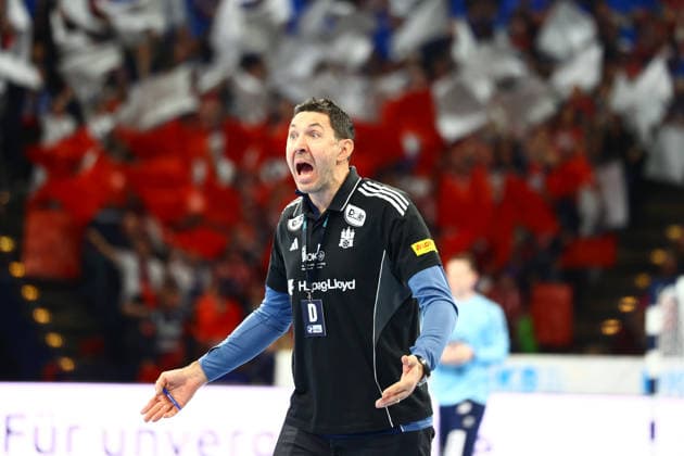 Handball I Men I Season 2025 2026 I Bundesliga I 21 Matchday I HSV Hamburg SG Flensburg Handewitt I 15 02 2026 Blazenko Lackovic HSV Hamburg Hamburg Barclaycard Arena Hamburg Germany Copyright: xLobeca RalfxHomburgx