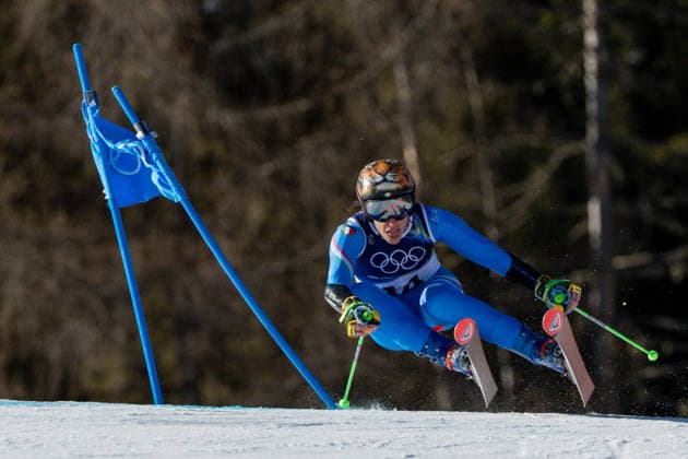 15th February 2026; Val di Fiemme, Italy, 2026 Winter Olympic Games, Olympische Spiele, Olympia, OS Day 10; Women s Giant Slalom; Federica Brignone (ITA)  FotoxOlimpik