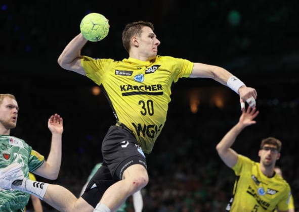 GER HBL Season 2025 2026 FÜCHSE Berlin vs TV Stuttgart, 15 02 26, Max Schmeling Halle, Berlin, Marco MENGON TVB Stuttgart 30