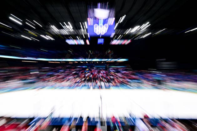 SWITZERLAND (SUI) vs CZECHIA (CZE), during Mens Prelim. Round - Group A, Ice hockey, Eishockey at the Olympic Winter games, Winterspiele,Spiele, Summer games Milano Cortina 2026, at Milano Santagiulia Ice Hockey Arena, on February 15, 2026 in Milan, Italy. Noxthirdxpartyxsales  aflo_319945504