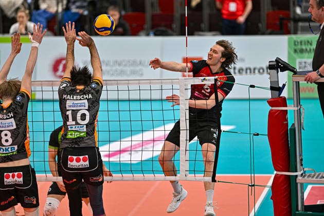 Volleyball, VBL, MTV Ludwigsburg - BR Recycling Volleys