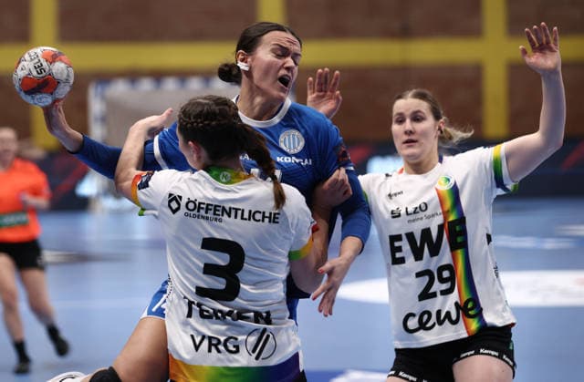 HC Lokomotiva v Vfl Oldenburg - EHF European League Women ZAGREB, CROATIA - FEBRUARY 15: Tatiana Sutranova of HC Lokomotiva in action during the EHF European League Women - Group Phase match between HC Lokomotiva and Vfl Oldenburg at Sports Hall Sutinska Vrela on February 15, 2026 in Zagreb, Croatia.  JosipxMikacic PIXSELL