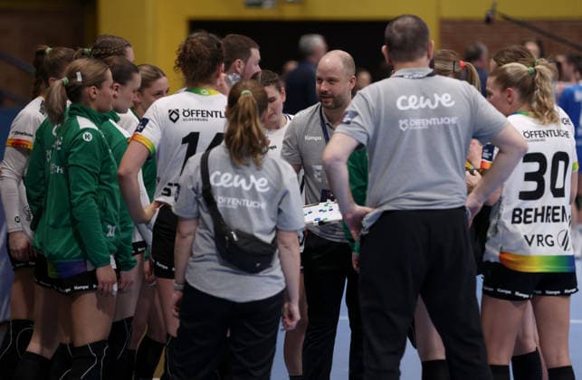 HC Lokomotiva v Vfl Oldenburg - EHF European League Women ZAGREB, CROATIA - FEBRUARY 15: during the EHF European League Women - Group Phase match between HC Lokomotiva and Vfl Oldenburg at Sports Hall Sutinska Vrela on February 15, 2026 in Zagreb, Croatia.  JosipxMikacic PIXSELL