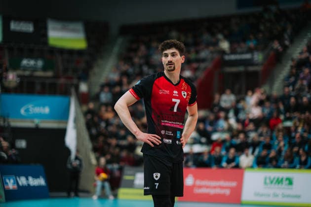 Tim Koepfli Barock Volleys MTV Ludwigsburg, 07 , Barock Volleys MTV Ludwigsburg vs Berlin Recycling Volleys, Volleyball, 1 Bundesliga, 22 Matchday, Season 2025 2026, 15 02 2026, Barock Volleys MTV Ludwigsburg vs Berlin Recycling Volleys, Volleyball, 1 Bundesliga, 22 Matchday, Season 2025 2026, 15 02 2026, Ludwigsburg Copyright: xEibner-Pressefoto LarsxNeumannx EP_LNN