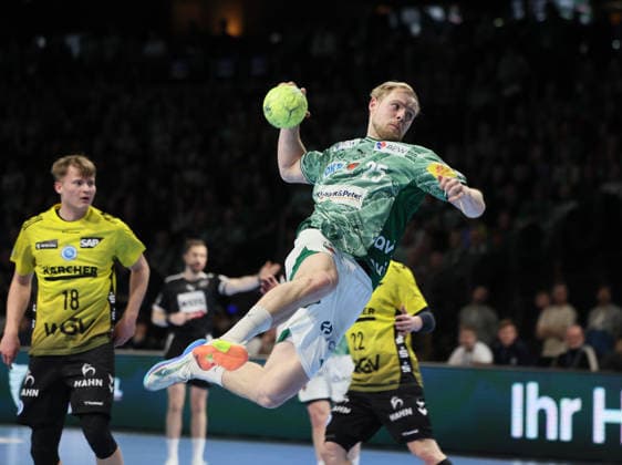 GER HBL Season 2025 2026 FÜCHSE Berlin vs TV Stuttgart, 15 02 26, Max Schmeling Halle, Berlin, Matthes LANGHOFF Füchse Berlin 25
