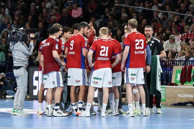 2026 02 15 xfsx Handballl 1 Bundesliga Hamburger Sportverein Handball SG Flensburg Handewitt v l The HSV Hamburg Handball team is taking a break Copyright: HMBxMedia FernandoxSoares