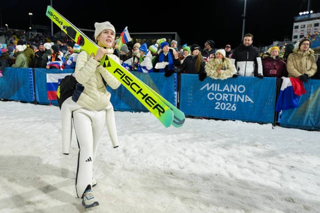 Winter Olympics in Milan Cortina 2026 Val di Fiemme, Italy 20260215. Anna Odine Strom after the women s large hill practice round in the Predazzo Ski jumping, Skispringen, Ski, nordisch Stadium during the Winter Olympics in Milan Cortina 2026. Photo: Terje Pedersen NTB Val di Fiemme Italy EDITORIAL USE ONLY. RESTRICTED USE FOR BETTING COMPANIES Ref:_SPO34TiqZ7HFQ8.jpg *** Winter Olympics in Milan Cortina 2026 Val di Fiemme, Italy 20260215 Anna Odine Strom after the women s large hill practice round in the Predazzo Ski Jumping Stadium during the Winter Olympics in Milan Cortina 2026 Photo Terje Pedersen NTB Val di Fiemme Italy EDITORIAL USE ONLY RESTRICTED USE FOR BETTING COMPANIES  Copyright: xTerjexPedersenx xNTBx